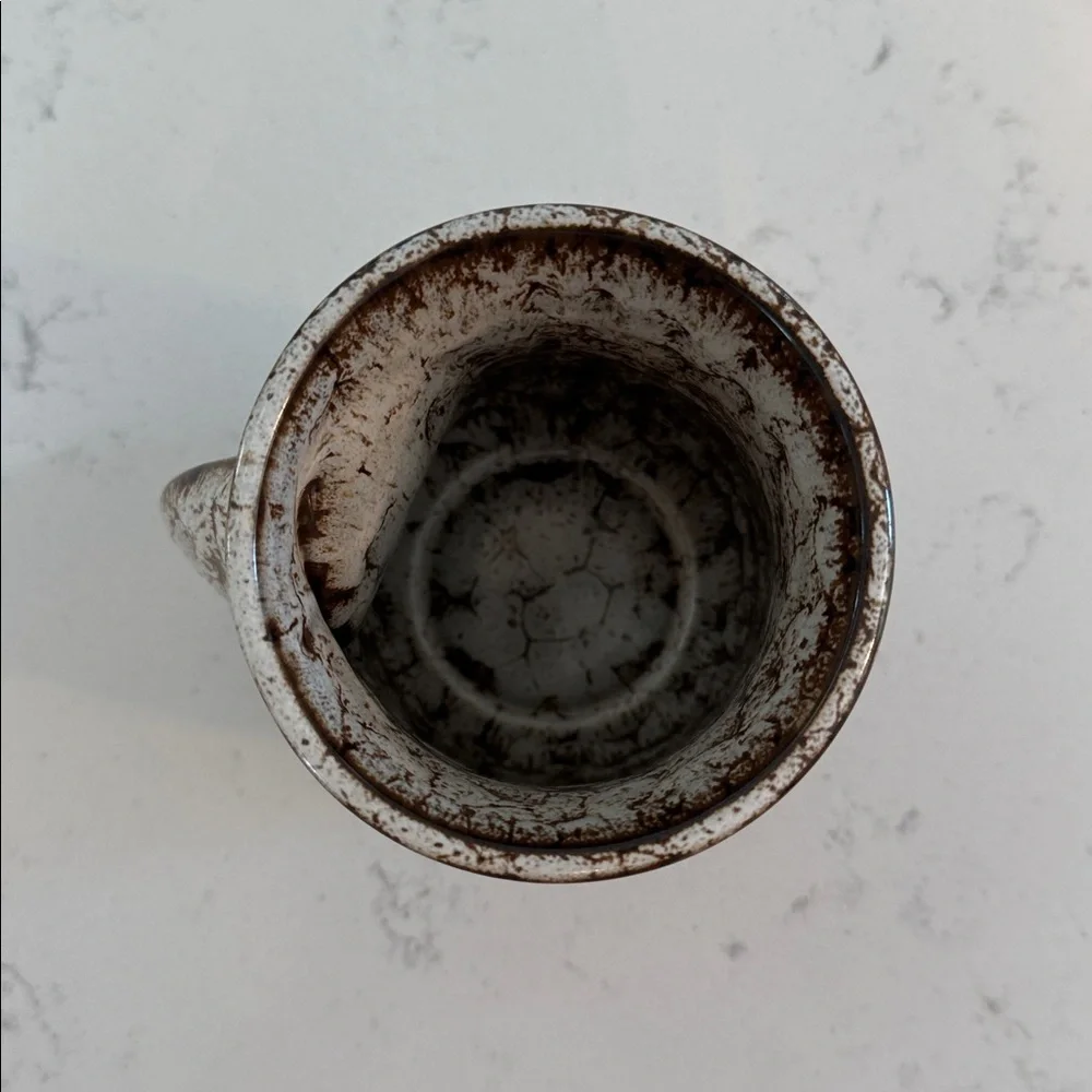 Hand-warming Ceramic Mug (Brown/Cream) - Picture 3 of 5